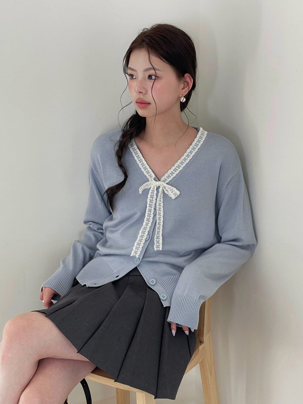 French Wool Knit Cardigan Women’s Autumn New Top