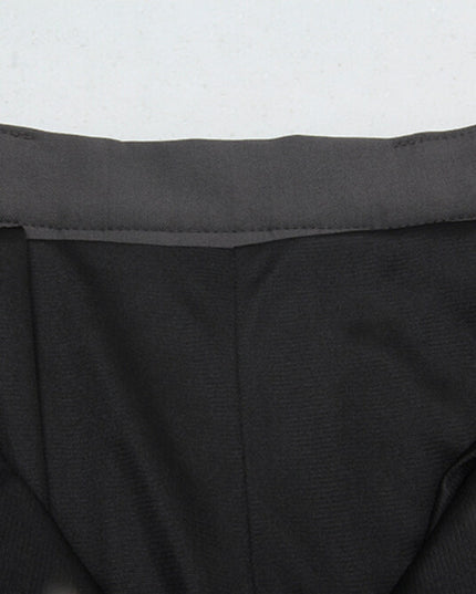 High-Waist Slimming A-Line JK Pleated Mini Skirt