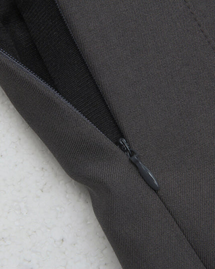 High-Waist Slimming A-Line JK Pleated Mini Skirt
