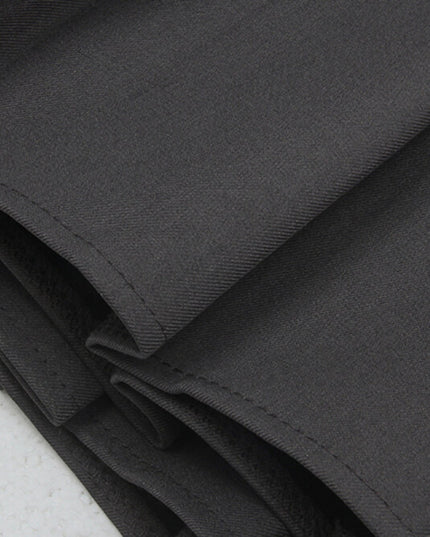 High-Waist Slimming A-Line JK Pleated Mini Skirt