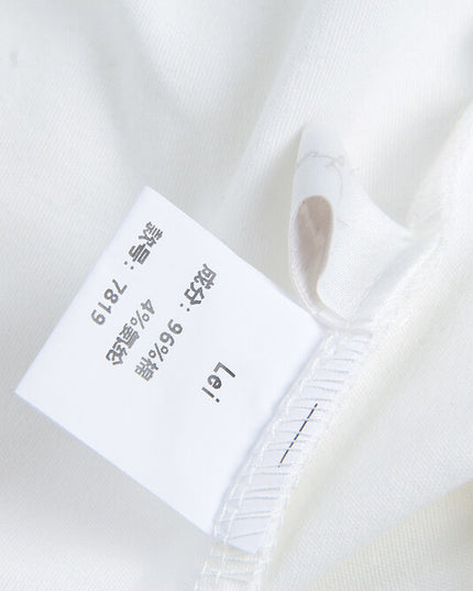 French Off-Shoulder Ruched Waist Short-Sleeve Tee