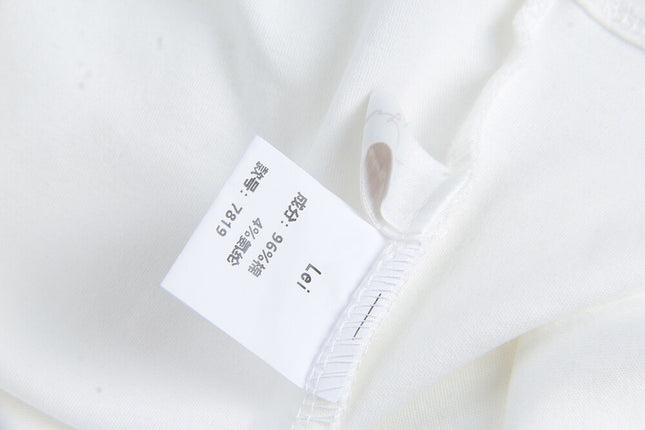 French Off-Shoulder Ruched Waist Short-Sleeve Tee