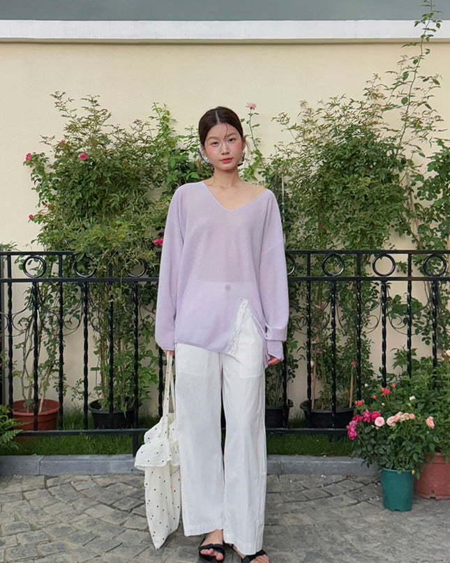Korean Straight-Leg Cropped Pants