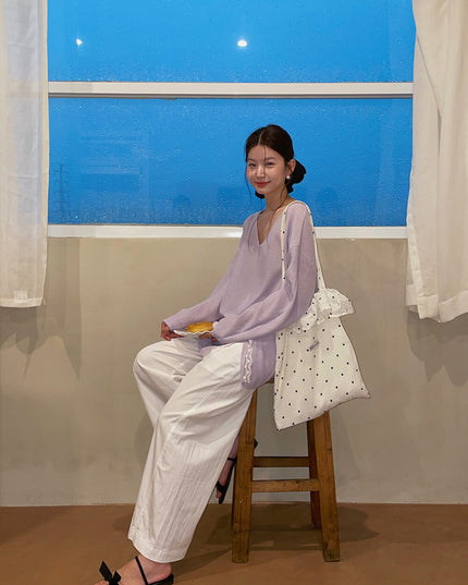 Korean Straight-Leg Cropped Pants
