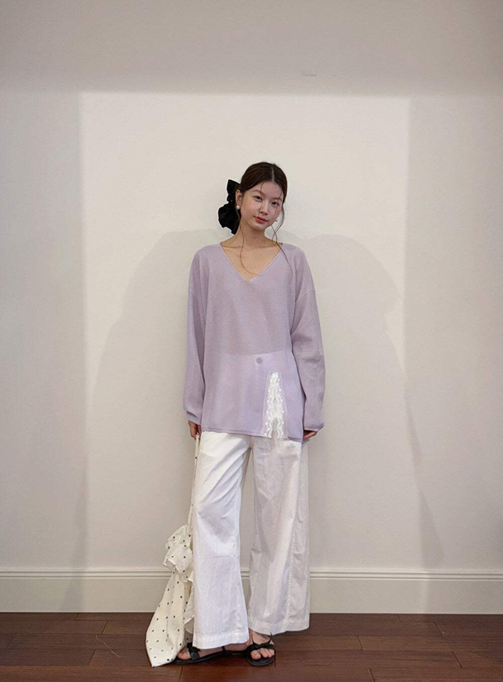 Korean Straight-Leg Cropped Pants