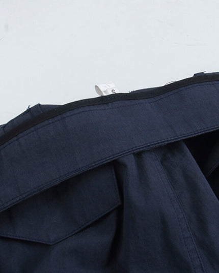 Korean Straight-Leg Cropped Pants