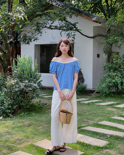 Korean Straight-Leg Cropped Pants