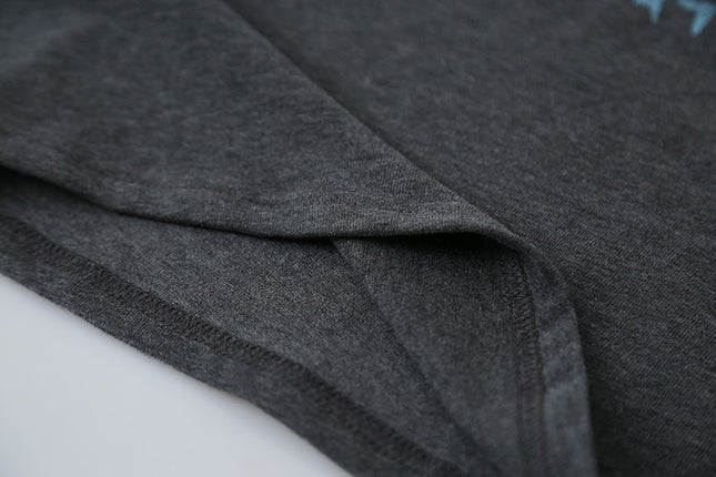 Comfy Cloud-Fleece Print Crew-Neck Short-Sleeve Tee