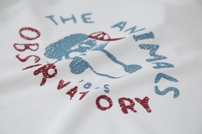 Comfy Cloud-Fleece Print Crew-Neck Short-Sleeve Tee