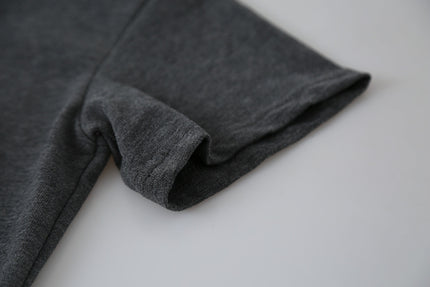 Comfy Cloud-Fleece Print Crew-Neck Short-Sleeve Tee