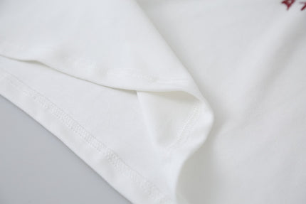 Comfy Cloud-Fleece Print Crew-Neck Short-Sleeve Tee