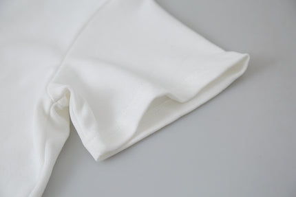 Comfy Cloud-Fleece Print Crew-Neck Short-Sleeve Tee