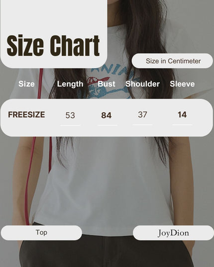 Comfy Cloud-Fleece Print Crew-Neck Short-Sleeve Tee