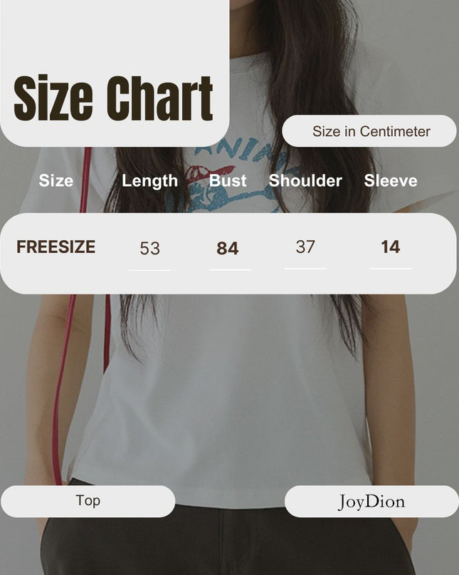 Comfy Cloud-Fleece Print Crew-Neck Short-Sleeve Tee