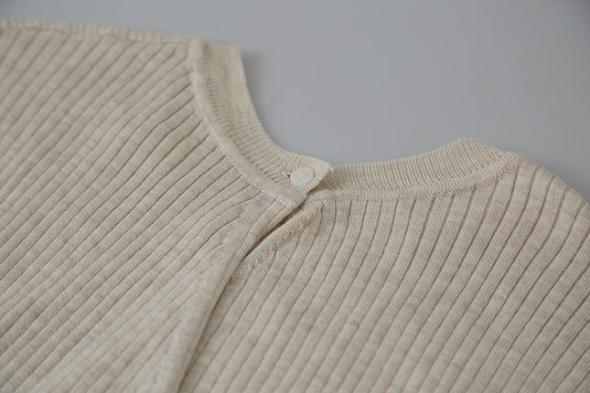 Hollow Cross-Back Sleeveless Knit Tank