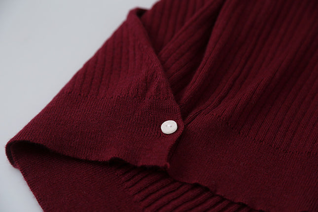 Hollow Cross-Back Sleeveless Knit Tank
