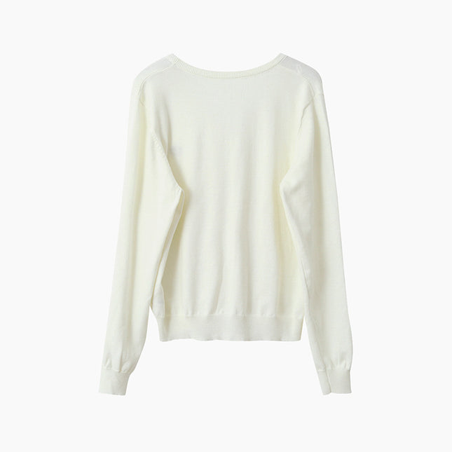Elegant V-Neck Lightweight Cardigan