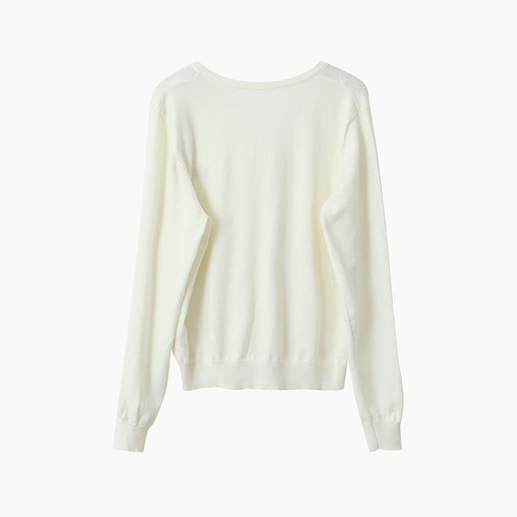 Elegant V-Neck Lightweight Cardigan