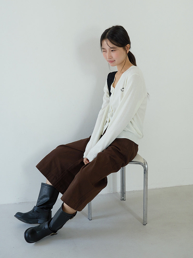 Elegant V-Neck Lightweight Cardigan
