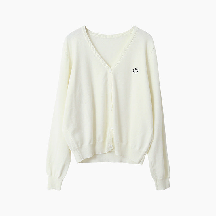 Elegant V-Neck Lightweight Cardigan