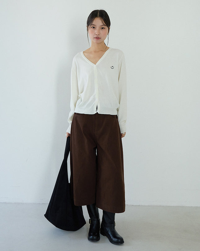 Elegant V-Neck Lightweight Cardigan