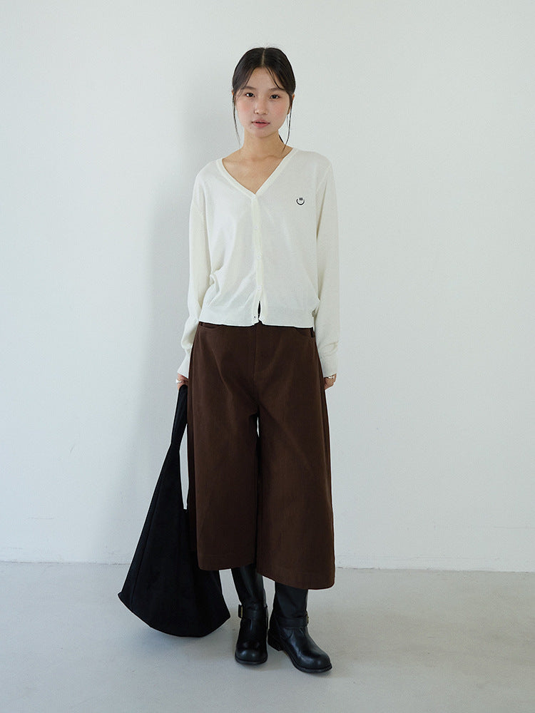 Elegant V-Neck Lightweight Cardigan