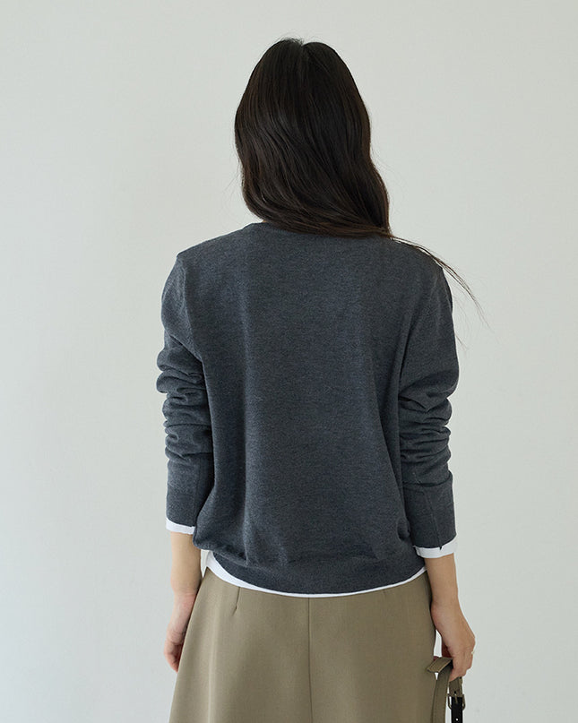 Elegant V-Neck Lightweight Cardigan