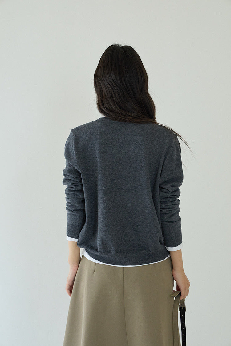 Elegant V-Neck Lightweight Cardigan