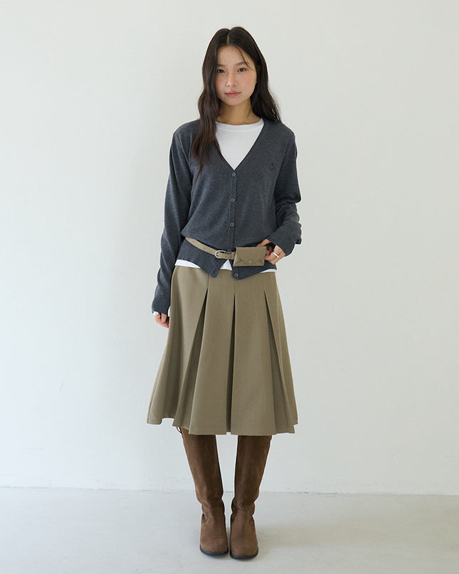 Elegant V-Neck Lightweight Cardigan