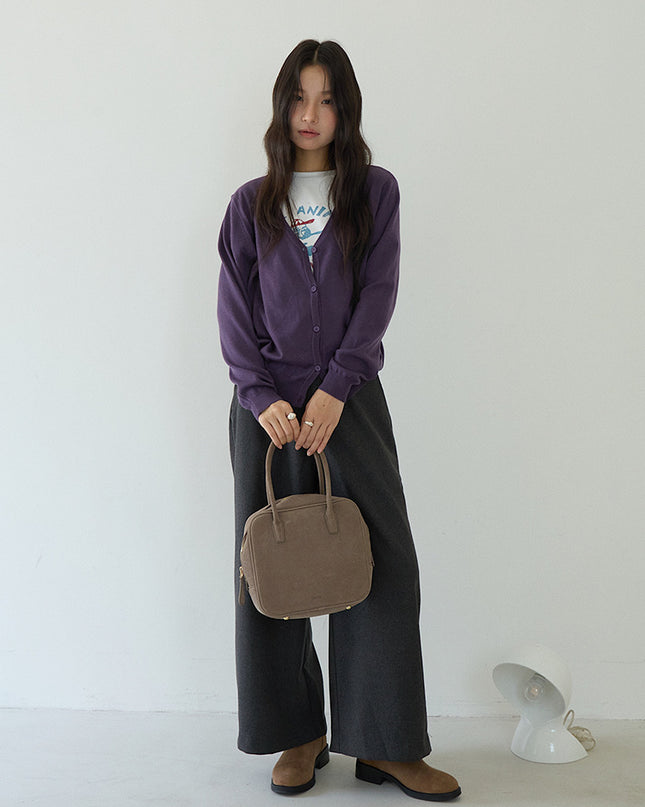 Elegant V-Neck Lightweight Cardigan