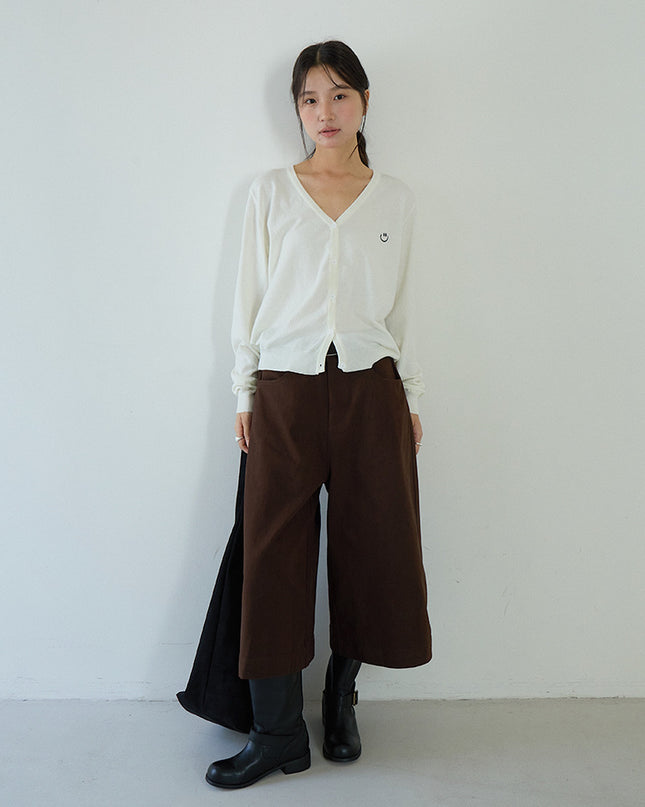 Elegant V-Neck Lightweight Cardigan