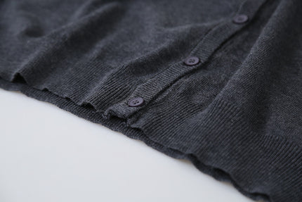 Elegant V-Neck Lightweight Cardigan