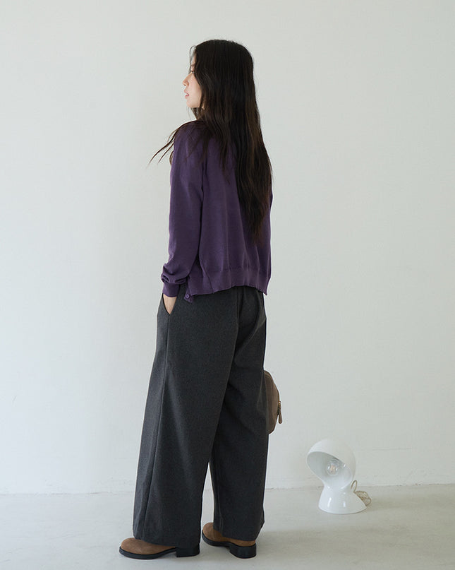 Elegant V-Neck Lightweight Cardigan
