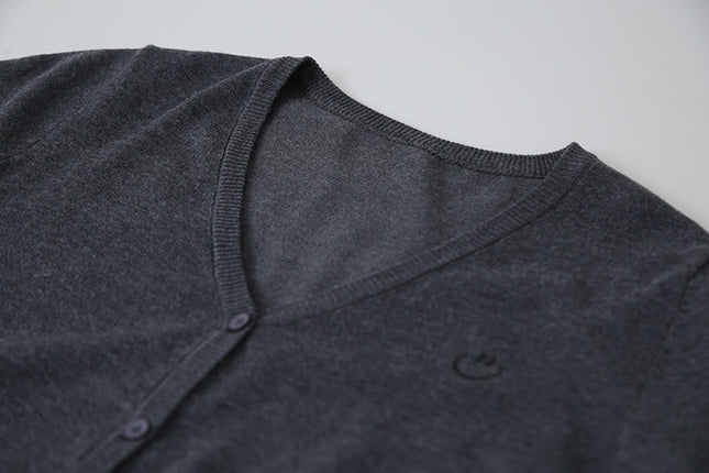 Elegant V-Neck Lightweight Cardigan