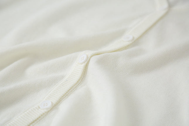 Elegant V-Neck Lightweight Cardigan