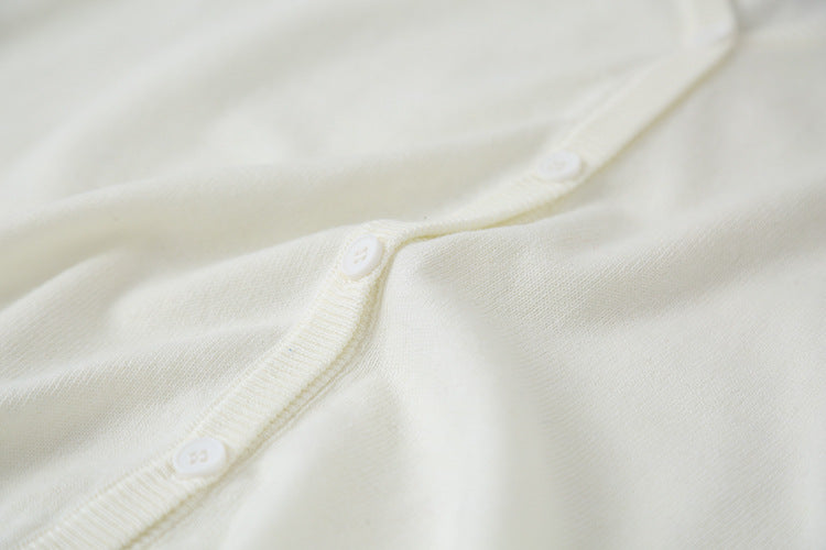 Elegant V-Neck Lightweight Cardigan
