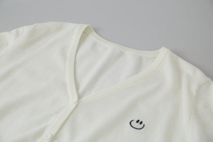 Elegant V-Neck Lightweight Cardigan
