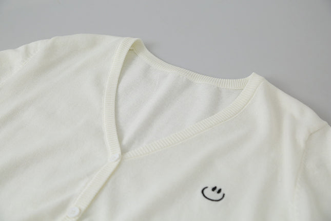 Elegant V-Neck Lightweight Cardigan