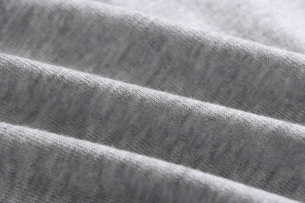 Korean Polo-Collar Cable-Texture Knit Short-Sleeve Top
