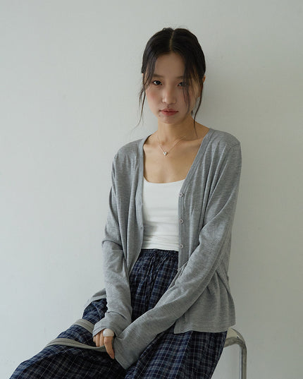 Slim-Fit Low-Neck Padded Spaghetti Strap Tank Top