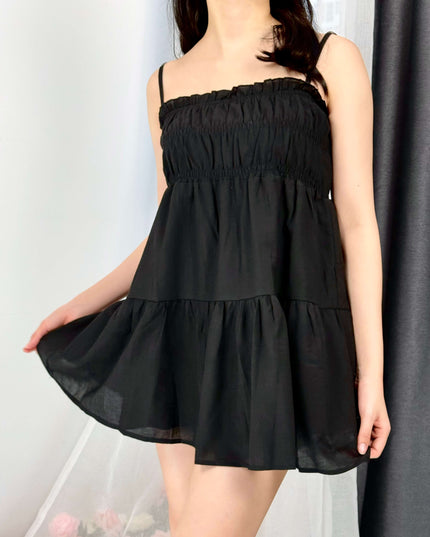 Ruffle Charm Babydoll Mini Dress