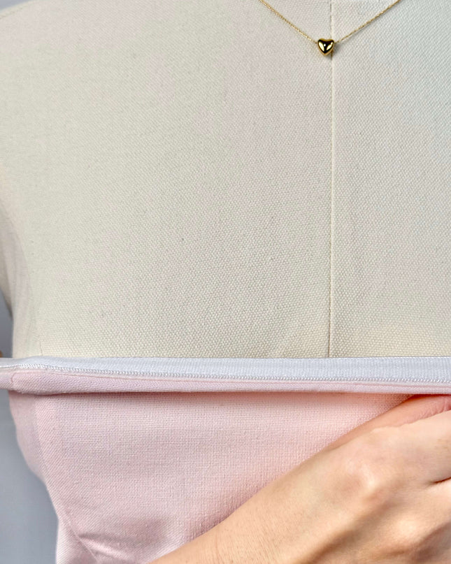 Ruffle Hem Linen Tube Top
