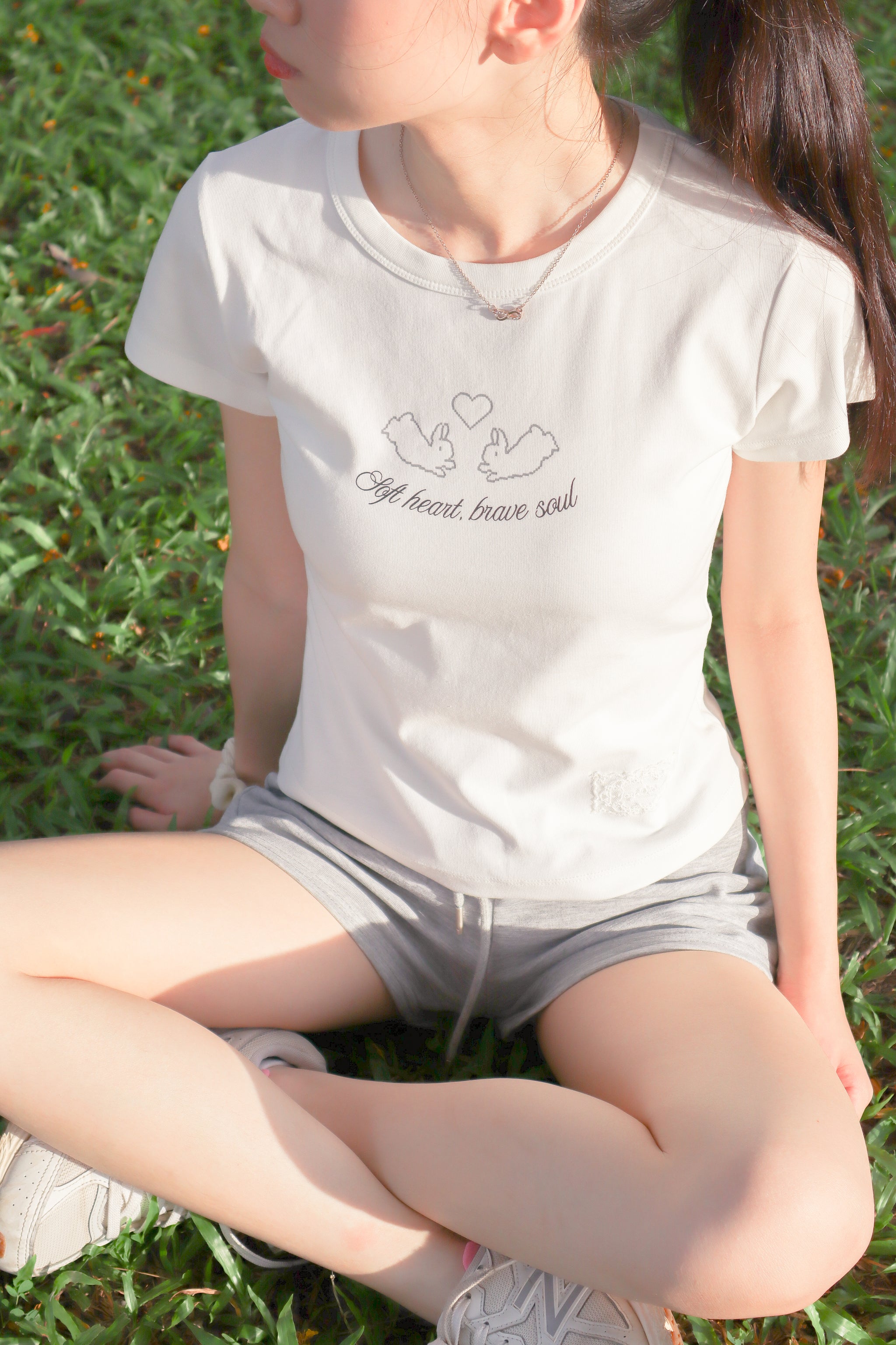 JoyDion Chloey Bunny Printed Tee