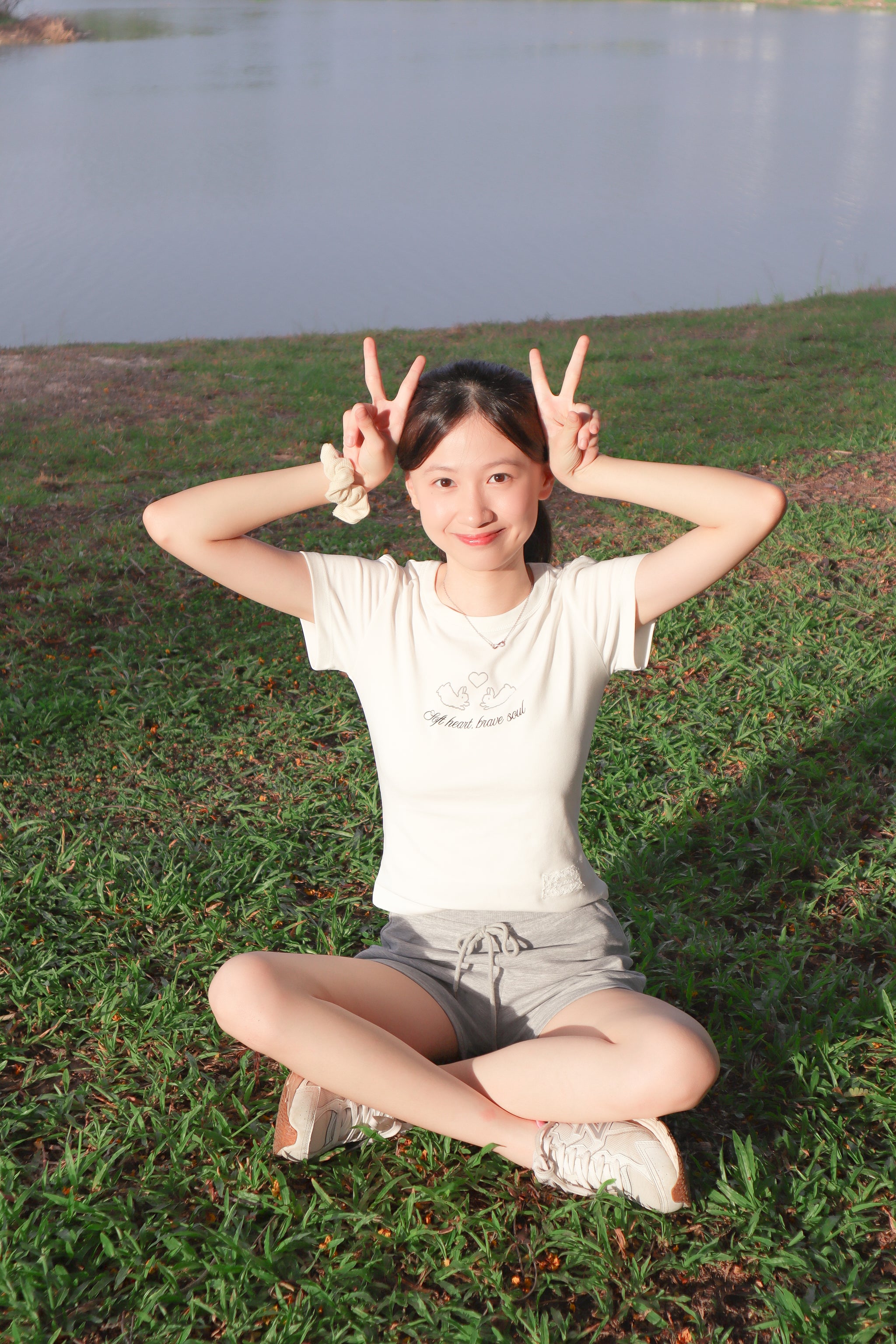 JoyDion Chloey Bunny Printed Tee