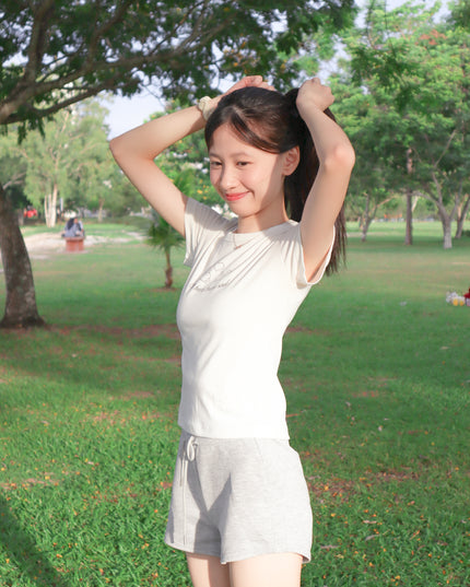 JoyDion Chloey Bunny Printed Tee