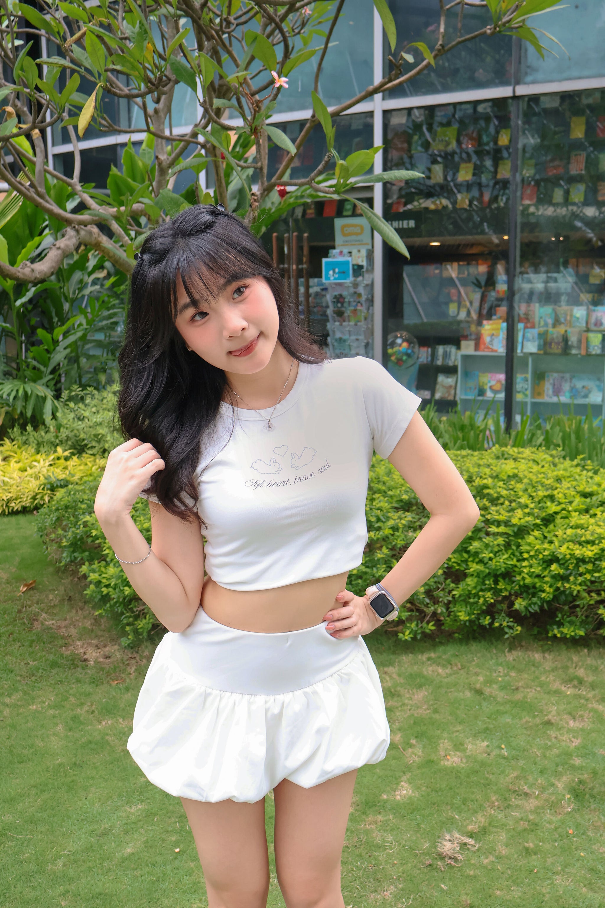 JoyDion Chloey Bunny Printed Tee