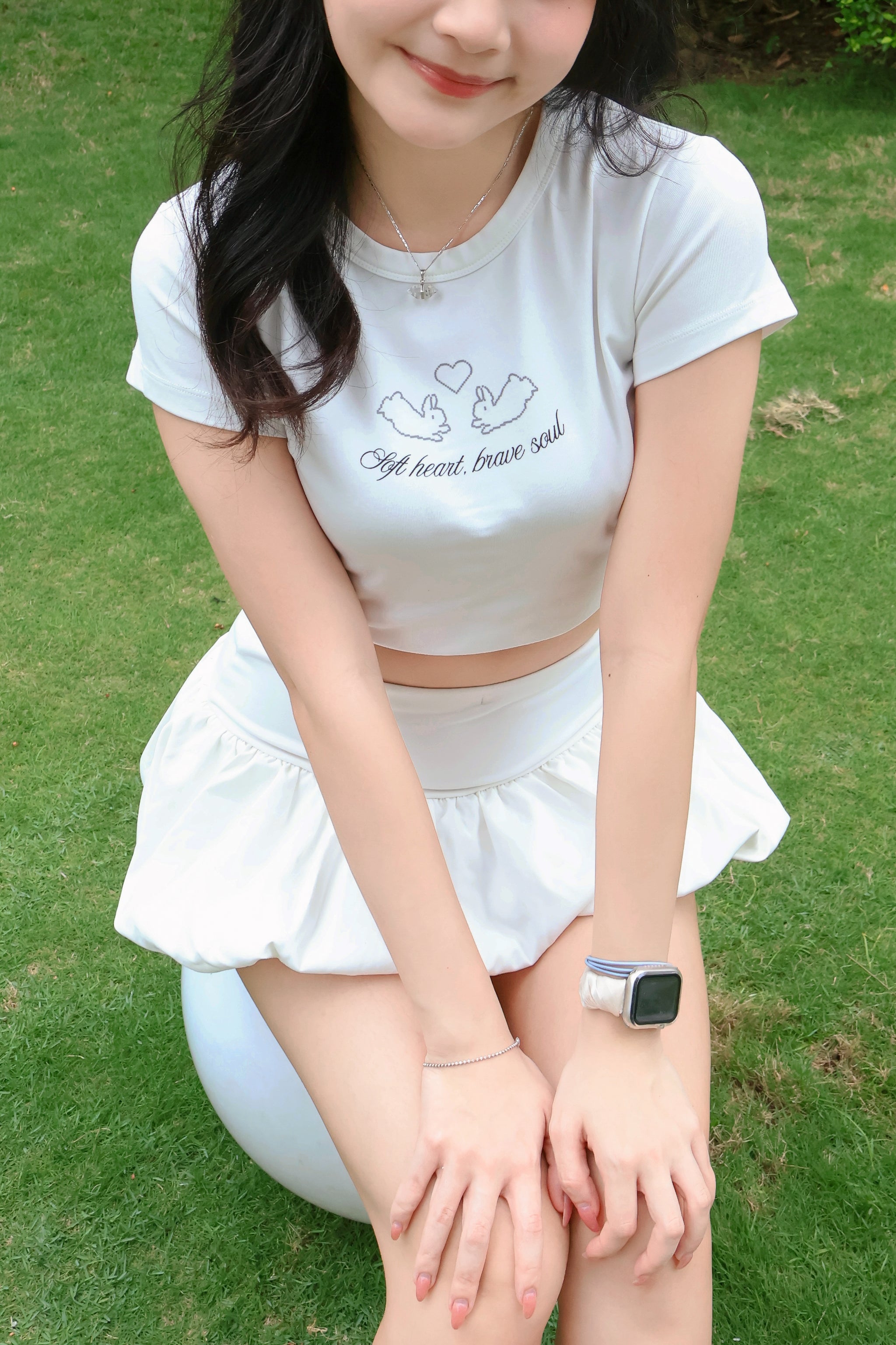 JoyDion Chloey Bunny Printed Tee