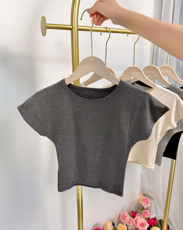 Essential Slim Fit Cropped Tee