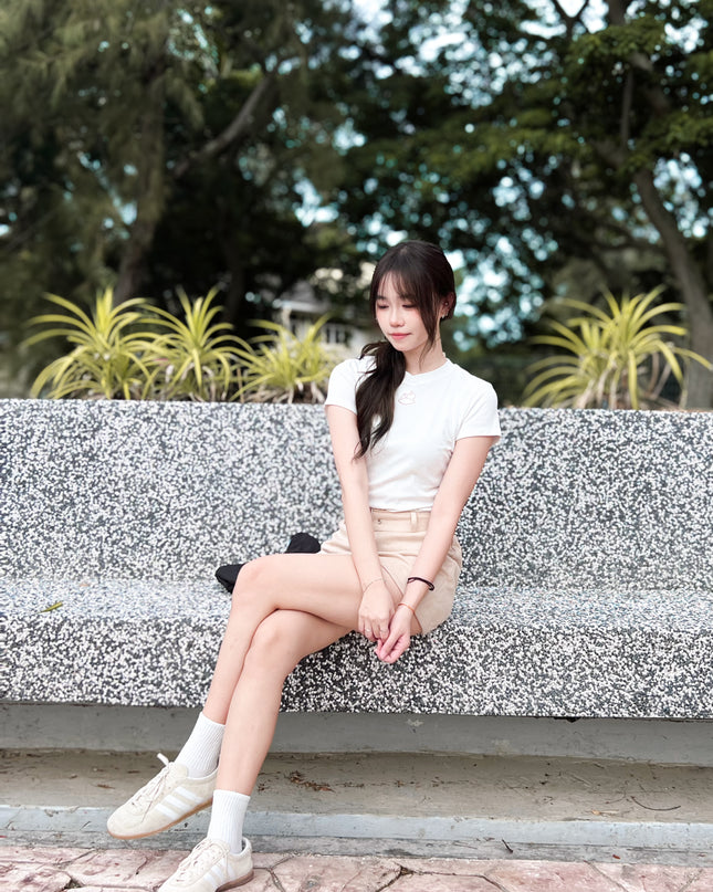 JoyDion Chloey Bunny Embroidery Tee
