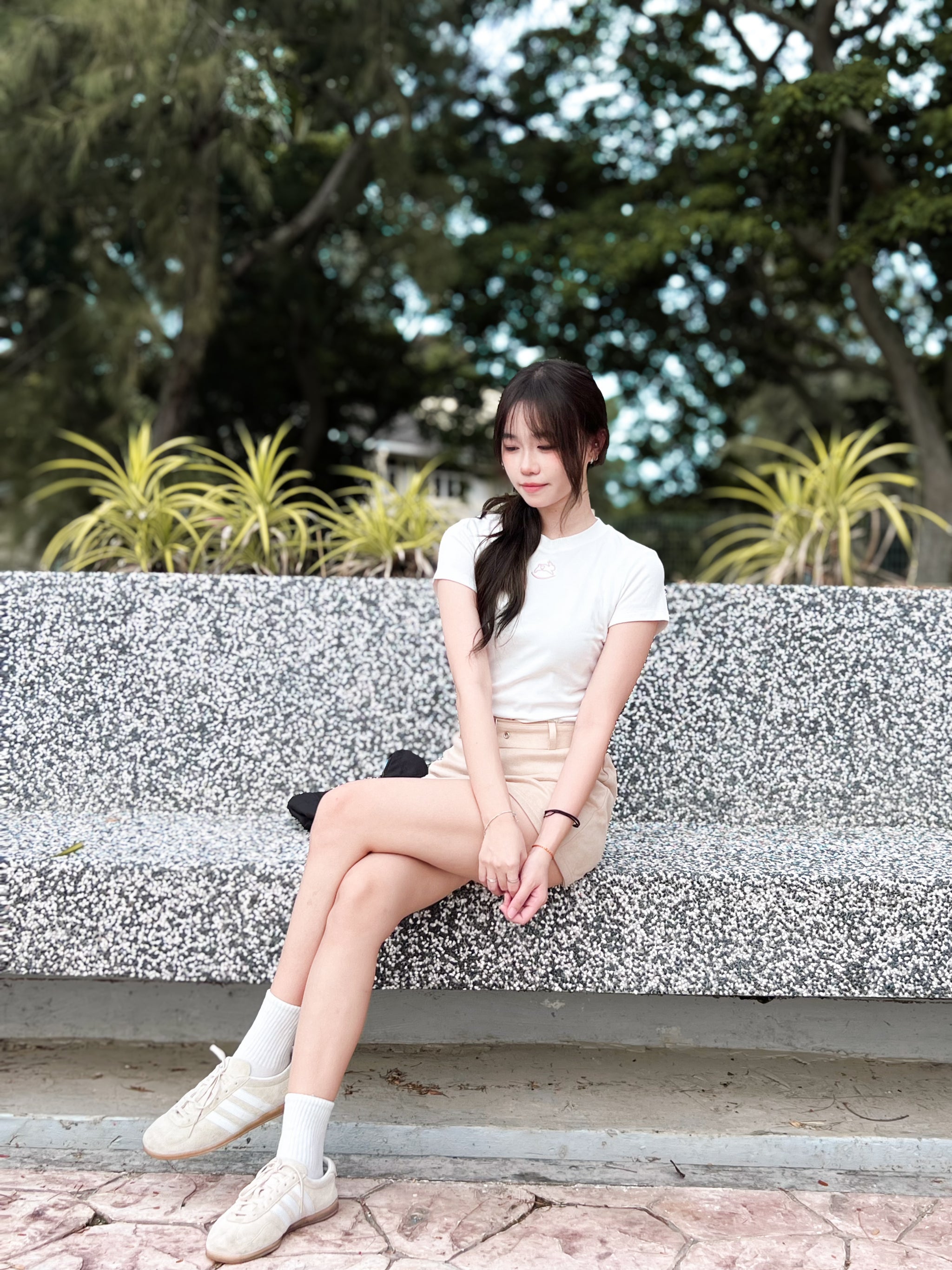 JoyDion Chloey Bunny Embroidery Tee